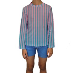 Hald Simulate Tritanope Color Vision With Color Lookup Tables Kids  Long Sleeve Swimwear by Simbadda