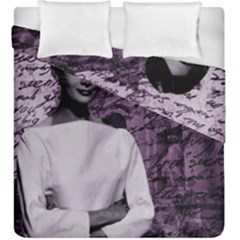 Audrey Hepburn Duvet Cover Double Side (king Size) by Valentinaart