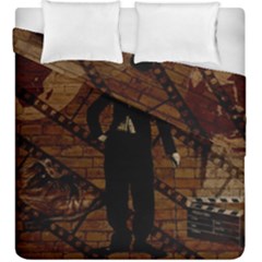 Charlie Chaplin  Duvet Cover Double Side (king Size) by Valentinaart