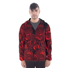 Warrior - Red Hooded Wind Breaker (men) by Valentinaart