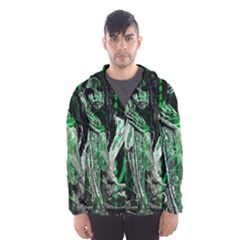 Cyber Angel Hooded Wind Breaker (men) by Valentinaart