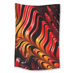 Fractal Mathematics Abstract Large Tapestry by Simbadda