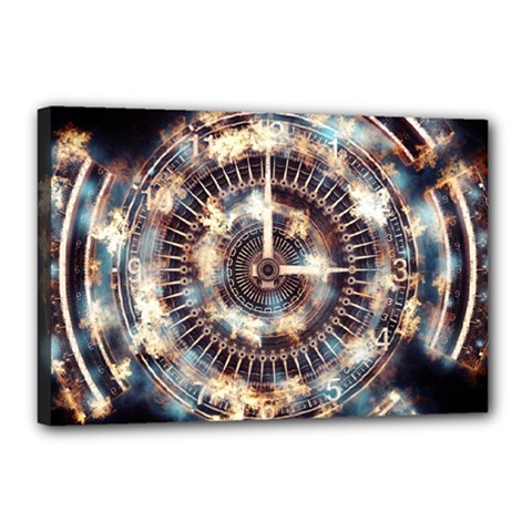 Science Fiction Background Fantasy Canvas 18  X 12  by Simbadda