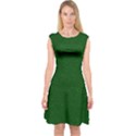 Texture Green Rush Easter Capsleeve Midi Dress View1