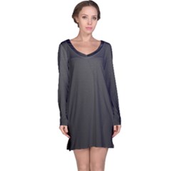 Leather Stitching Thread Perforation Perforated Leather Texture Long Sleeve Nightdress by Simbadda