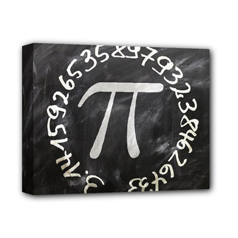 Pi Deluxe Canvas 14  X 11  by Valentinaart