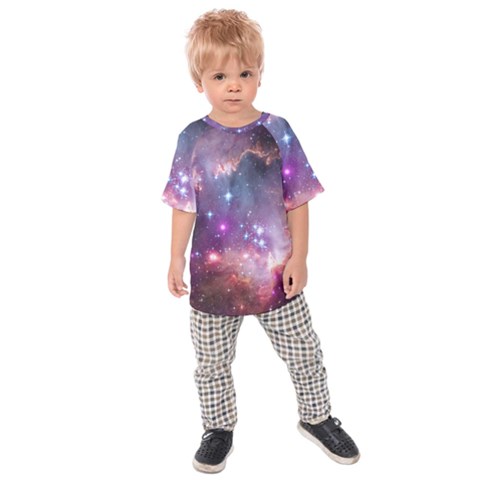 Small Magellanic Cloud Kids  Raglan Tee by SpaceShop