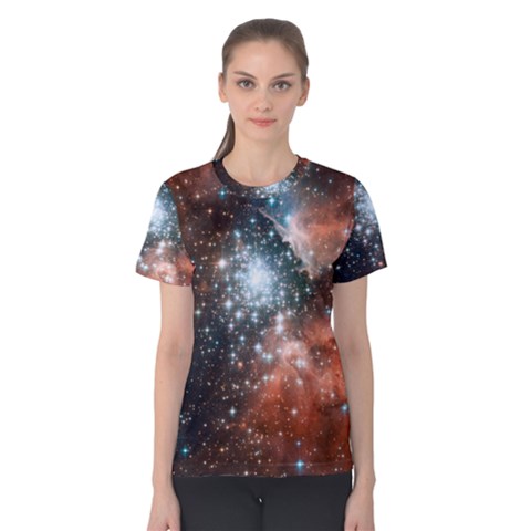 Star Cluster Women s Cotton Tee by SpaceShop