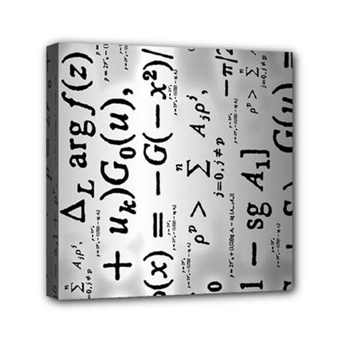 Science Formulas Mini Canvas 6  X 6  by Simbadda