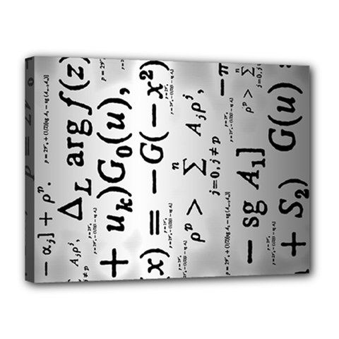 Science Formulas Canvas 16  X 12  by Simbadda