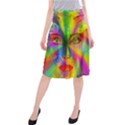 Rainbow girl Midi Beach Skirt View1