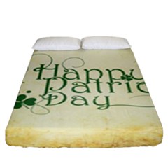 Irish St Patrick S Day Ireland Fitted Sheet (king Size) by Simbadda