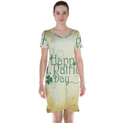 Irish St Patrick S Day Ireland Short Sleeve Nightdress by Simbadda