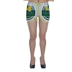 Irish St Patrick S Day Ireland Beer Skinny Shorts by Simbadda