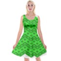 Shamrocks 3d Fabric 4 Leaf Clover Reversible Velvet Sleeveless Dress View1