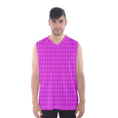 Clovers On Pink Men s Basketball Tank Top by PhotoNOLA