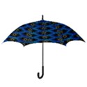 Blue Bee Hive Pattern Hook Handle Umbrellas (Large) View3