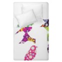 Birds Colorful Floral Funky Duvet Cover Double Side (Single Size) View1