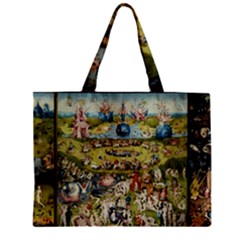 Hieronymus Bosch Garden Of Earthly Delights Zipper Mini Tote Bag by MasterpiecesOfArt