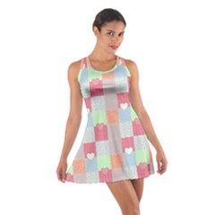 Patchwork Cotton Racerback Dress by Valentinaart