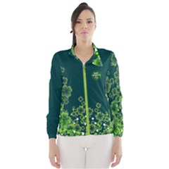 St Patricks Day Wind Breaker (women) by PattyVilleDesigns