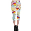 Rainbow pony  Capri Leggings  View1