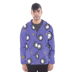 Rockets In The Blue Sky Surrounded Hooded Wind Breaker (men) by Simbadda