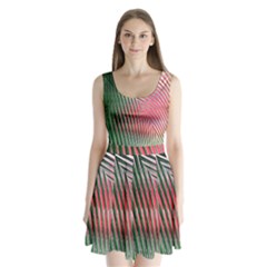 Watermelon Dream Split Back Mini Dress  by Simbadda