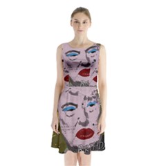 Happy Birthday Mr  President  Sleeveless Chiffon Waist Tie Dress by Valentinaart