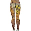 Summer Sun Set Fractal Forest Background Classic Yoga Leggings View2