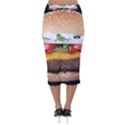 Abstract Barbeque Bbq Beauty Beef Velvet Midi Pencil Skirt View2