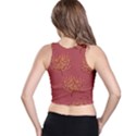 Beautiful Tree Background Pattern Racer Back Crop Top View2