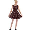 Lines Pattern Square Blocky Velvet Skater Dress View2