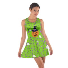 Green Pumpkin Cotton Racerback Dress by CoolDesigns