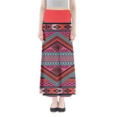 Pink Tribal Maxi Skirt by CoolDesigns