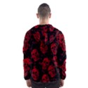 Sparkling Glitter Skulls Red Hooded Wind Breaker (Men) View2