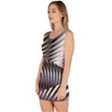 Fractal Zebra Pattern Sleeveless Bodycon Dress View2