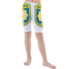 Jiangsu Suning F C  Kids  Mid Length Swim Shorts by Valentinaart