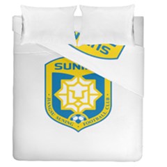 Jiangsu Suning F C  Duvet Cover Double Side (queen Size) by Valentinaart