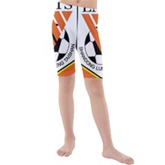 Shandong Luneng Taishan F C  Kids  Mid Length Swim Shorts by Valentinaart