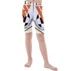 Shandong Luneng Taishan F C  Kids  Mid Length Swim Shorts by Valentinaart