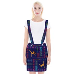 A Colorful Modern Illustration For Lovers Suspender Skirt by Simbadda