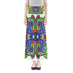 Abstract Shape Doodle Thing Maxi Skirts by Simbadda