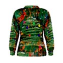 Watercolour Christmas Tree Painting Women s Sweatshirt View2