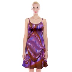 Passion Candy Sensual Abstract Spaghetti Strap Velvet Dress by Simbadda