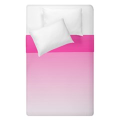 Gradients Pink White Duvet Cover Double Side (single Size) by Mariart