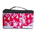 British Flag Abstract British Union Jack Flag In Abstract Design With Flowers Cosmetic Storage Case View1