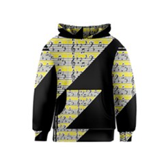 Note Abstract Paintwork Kids  Pullover Hoodie by Nexatart