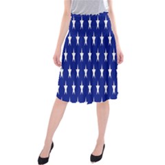 Starry Header Midi Beach Skirt by Nexatart