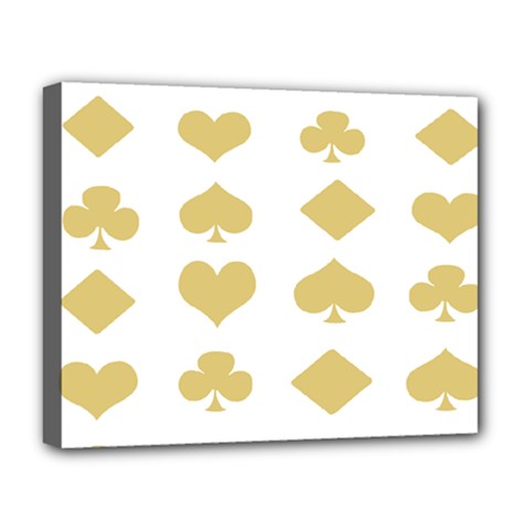 Card Symbols Deluxe Canvas 20  X 16   by Mariart